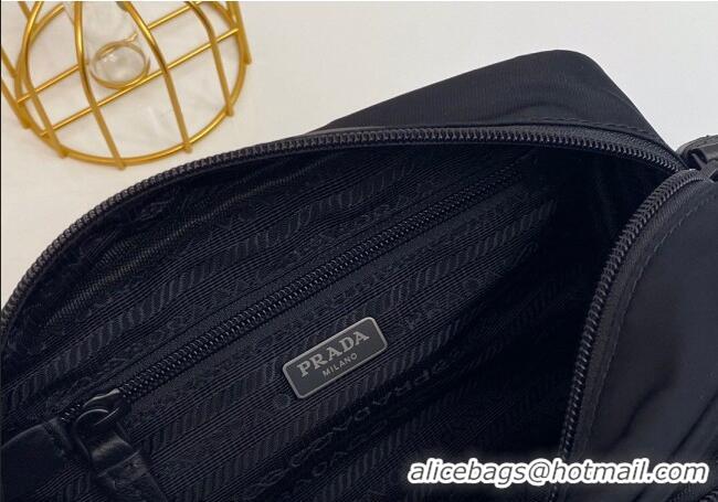Super Quality Prada Nylon Crossbody Bag 1BH107 Black 2025