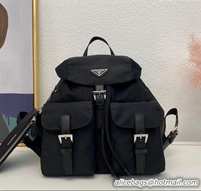Trendy Design Prada Medium Nylon Backpack 1BZ811 Black 2025