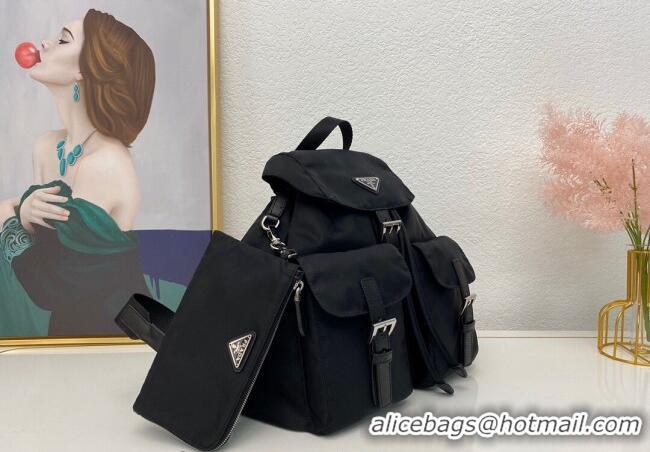 Trendy Design Prada Medium Nylon Backpack 1BZ811 Black 2025