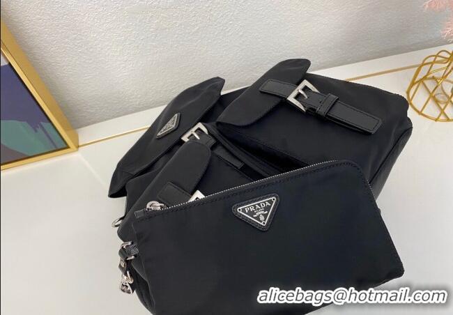 Trendy Design Prada Medium Nylon Backpack 1BZ811 Black 2025