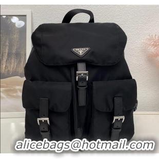 Trendy Design Prada Nylon Backpack Bag BZ2811 Black/Silver 2025