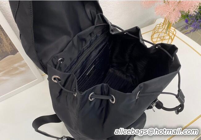 Trendy Design Prada Nylon Backpack Bag BZ2811 Black/Silver 2025