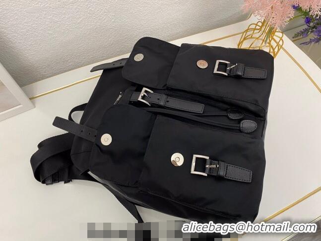 Trendy Design Prada Nylon Backpack Bag BZ2811 Black/Silver 2025