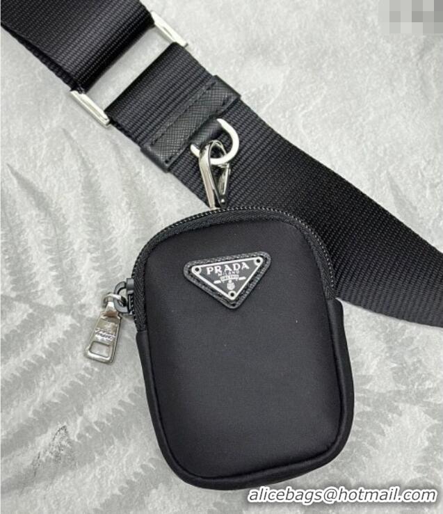 Famous Brand Prada Re-Nylon shoulder bag 1BC167 Black 2025