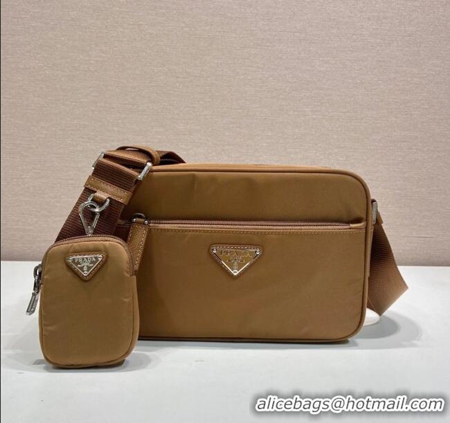 Famous Brand Prada Re-Nylon shoulder bag 1BC167 Brandy Brown 2025