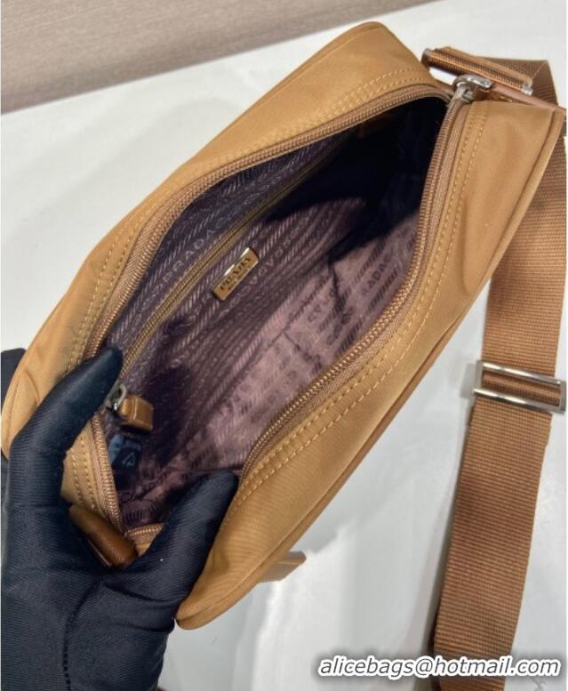 Famous Brand Prada Re-Nylon shoulder bag 1BC167 Brandy Brown 2025