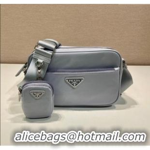 Traditional Specials Prada Re-Nylon shoulder bag 1BC167 Light Grey 2025