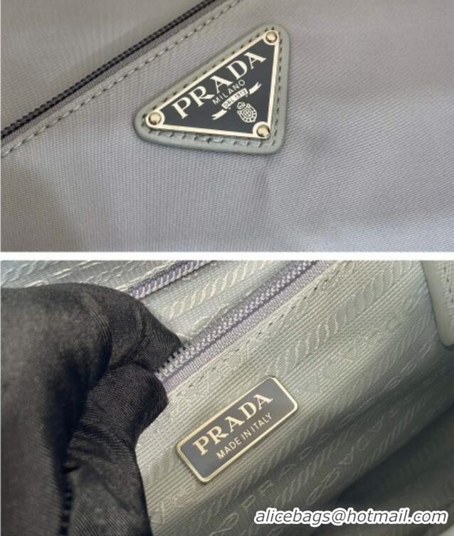 Traditional Specials Prada Re-Nylon shoulder bag 1BC167 Light Grey 2025