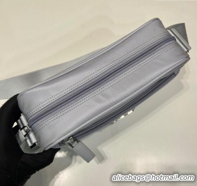 Traditional Specials Prada Re-Nylon shoulder bag 1BC167 Light Grey 2025