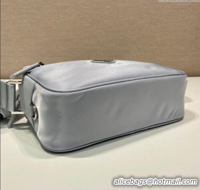 Traditional Specials Prada Re-Nylon shoulder bag 1BC167 Light Grey 2025