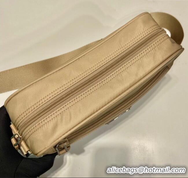Best Quality Prada Re-Nylon shoulder bag 1BC167 Beige 2025