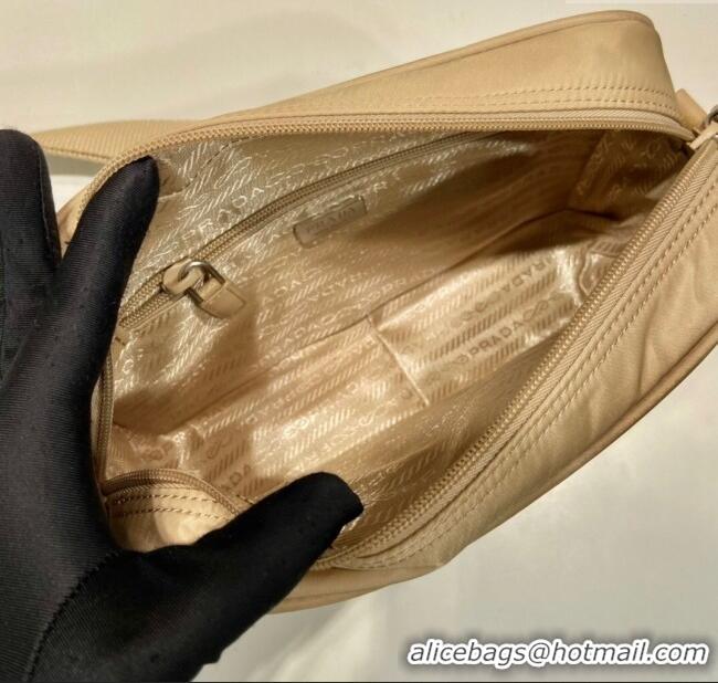Best Quality Prada Re-Nylon shoulder bag 1BC167 Beige 2025