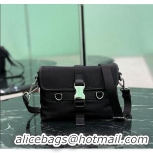 Affordable Price Prada Mens Re-Nylon and leather smartphone case 2ZT071 Black 2025