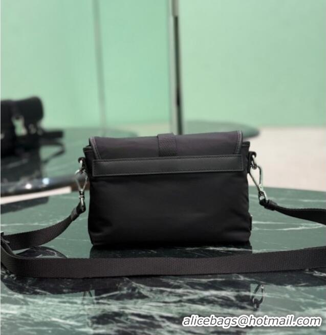 Affordable Price Prada Mens Re-Nylon and leather smartphone case 2ZT071 Black 2025