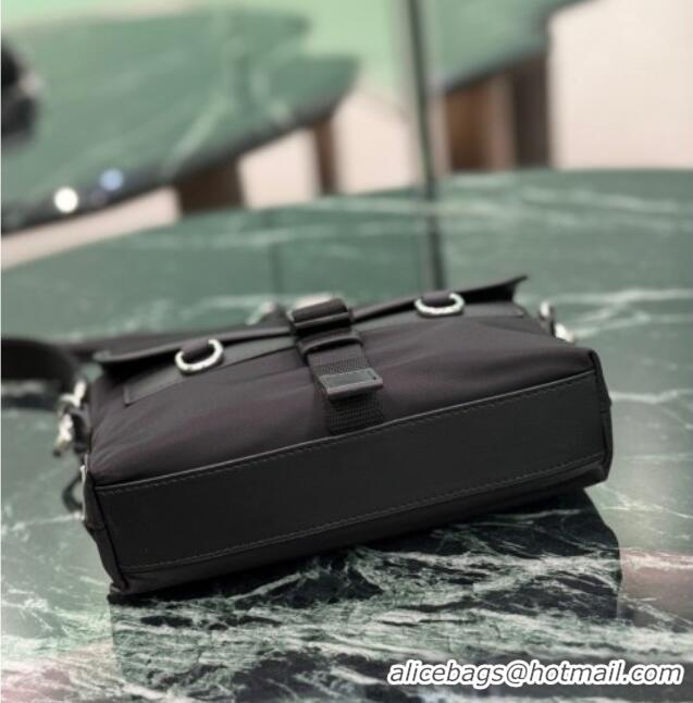 Affordable Price Prada Mens Re-Nylon and leather smartphone case 2ZT071 Black 2025