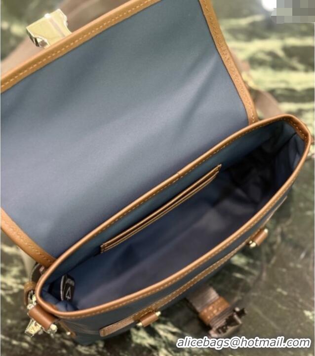 Best Grade Prada Mens Re-Nylon and leather smartphone case 2ZT071 Blue 2025