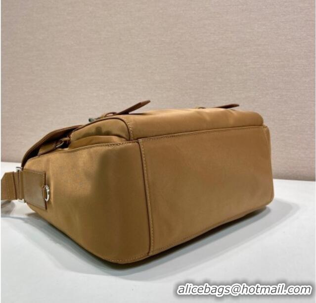 Most Popular Prada Re-Nylon shoulder bag 1BD953 Brandy Brown 2025
