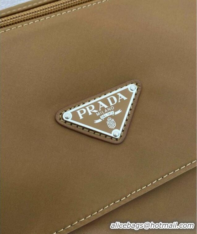 Most Popular Prada Re-Nylon shoulder bag 1BD953 Brandy Brown 2025