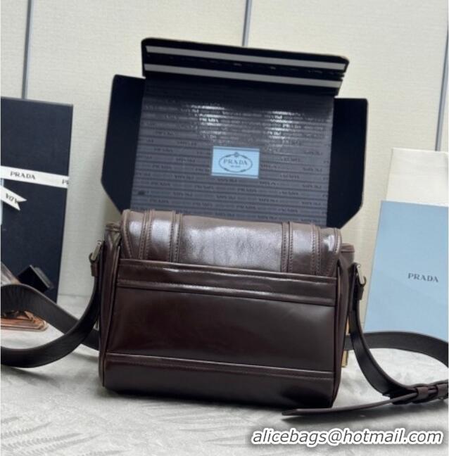 Market Sells Prada Mens Leather shoulder bag 2VD078 Coffee Brown 2025