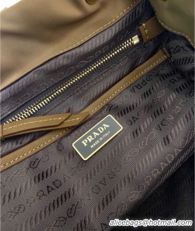 Super Quality Prada Small Re-Nylon backpack bag 1BZ081 Brandy Brown 2025