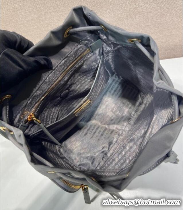 Well Crafted Prada Small Re-Nylon backpack bag 1BZ081 Grey 2025