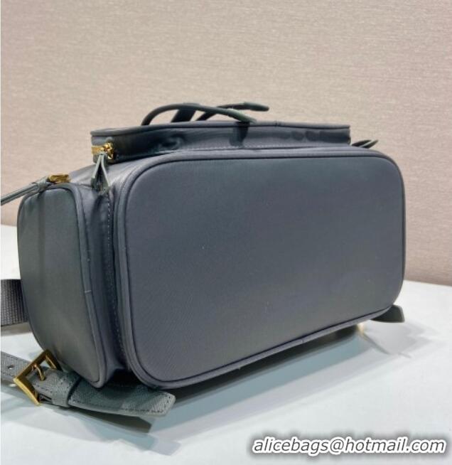 Well Crafted Prada Small Re-Nylon backpack bag 1BZ081 Grey 2025