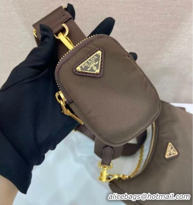 Reasonable Price Prada Re-Edition 2005 Saffiano leather bag 1BH204 Burnt Brown 2025