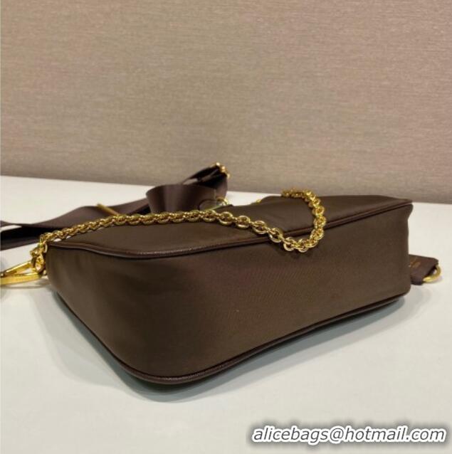 Reasonable Price Prada Re-Edition 2005 Saffiano leather bag 1BH204 Burnt Brown 2025