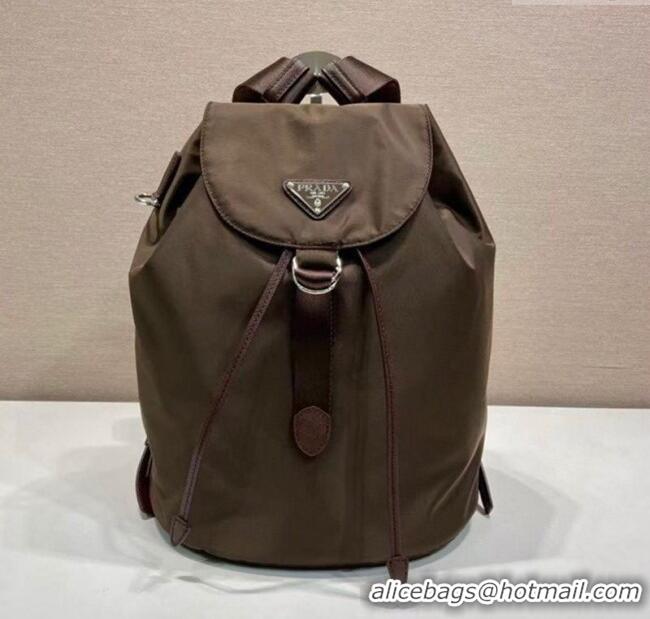 Super Quality Prada Nylon backpack bag 1BZ0197 Burnt Brown 2025