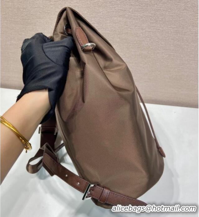 Super Quality Prada Nylon backpack bag 1BZ0197 Burnt Brown 2025