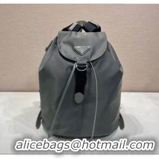 Buy Discount Prada Nylon backpack bag 1BZ0197 Grey 2025