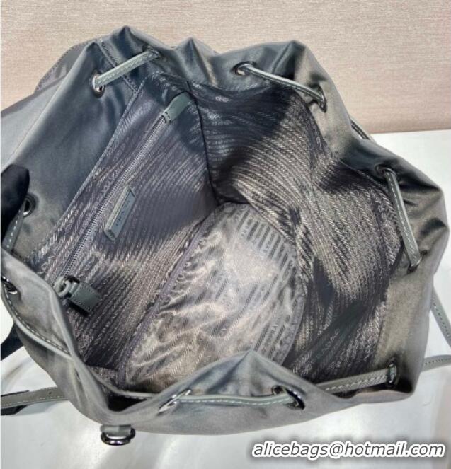 Buy Discount Prada Nylon backpack bag 1BZ0197 Grey 2025