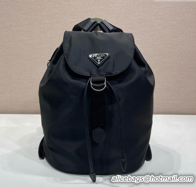 Luxury Discount Prada Nylon backpack bag 1BZ0197 Black 2025