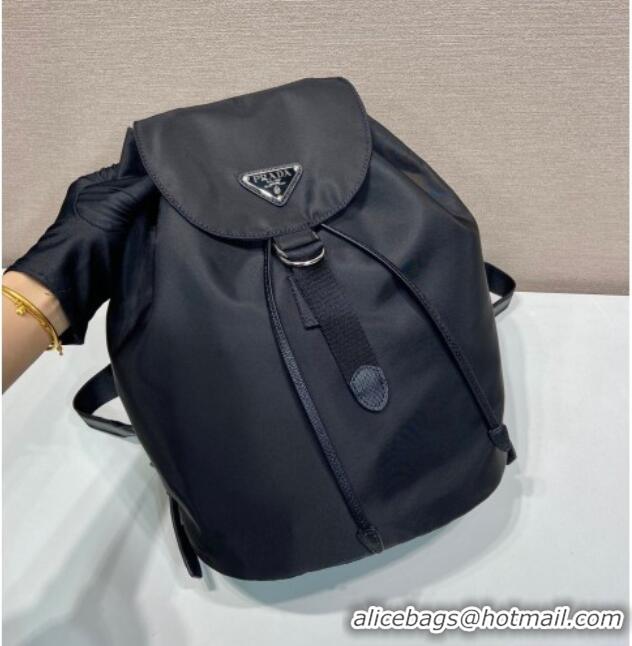 Luxury Discount Prada Nylon backpack bag 1BZ0197 Black 2025