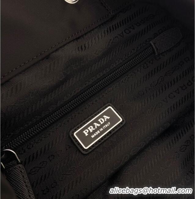 Luxury Discount Prada Nylon backpack bag 1BZ0197 Black 2025