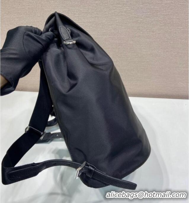 Luxury Discount Prada Nylon backpack bag 1BZ0197 Black 2025