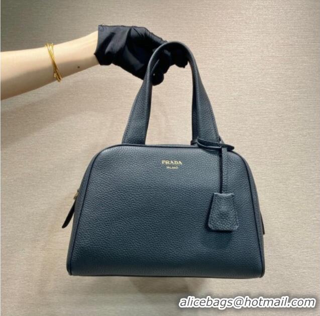 Best Price Prada Small leather top-handle bag 1BB149 Black 2025