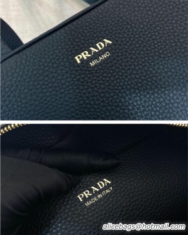 Best Price Prada Small leather top-handle bag 1BB149 Black 2025