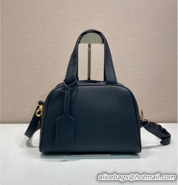 Best Price Prada Small leather top-handle bag 1BB149 Black 2025