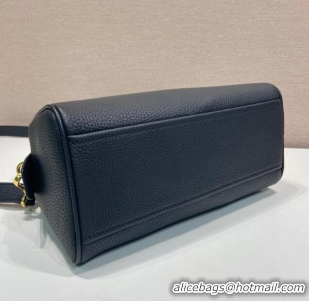 Best Price Prada Small leather top-handle bag 1BB149 Black 2025