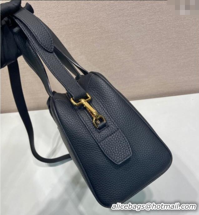 Best Price Prada Small leather top-handle bag 1BB149 Black 2025