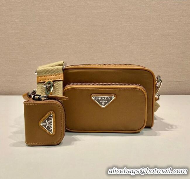 Famous Brand Prada Re-Nylon shoulder bag 2VH172 Brandy Brown 2025