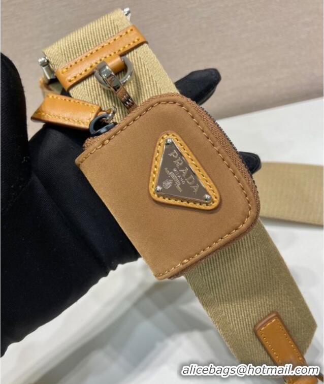 Famous Brand Prada Re-Nylon shoulder bag 2VH172 Brandy Brown 2025