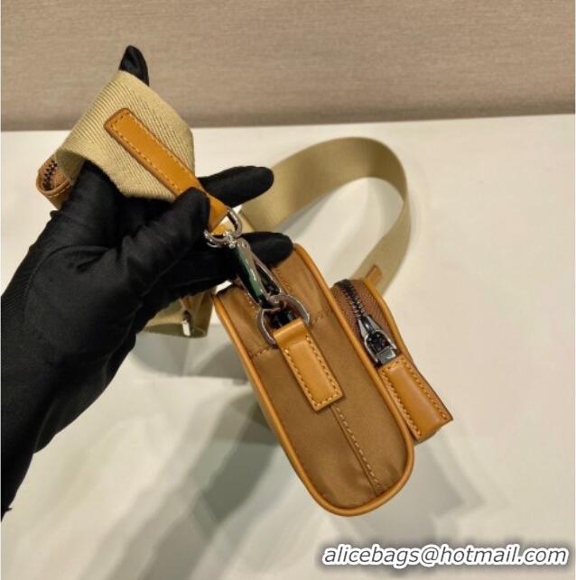 Famous Brand Prada Re-Nylon shoulder bag 2VH172 Brandy Brown 2025