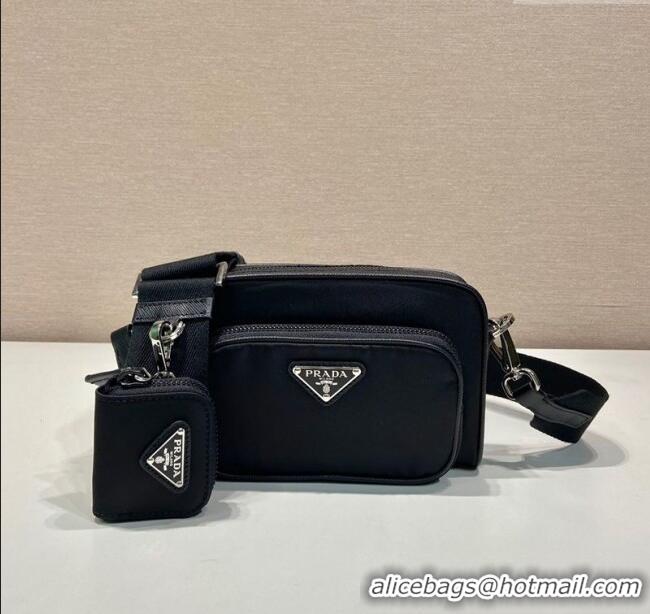 Good Taste Prada Re-Nylon shoulder bag 2VH172 Black 2025