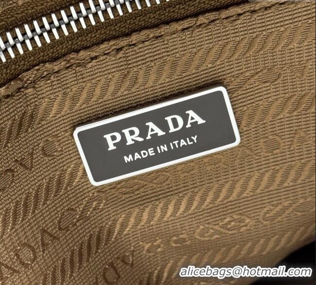 Famous Brand Prada Mens Mariner medium Re-Nylon tote bag 2VG133 Brandy Brown 2025