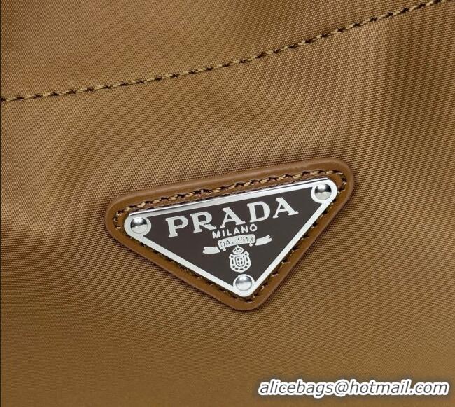 Famous Brand Prada Mens Mariner medium Re-Nylon tote bag 2VG133 Brandy Brown 2025