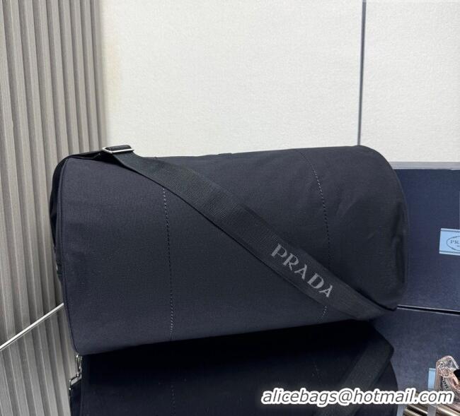 Big Discount Prada Mens Canvas duffle bag 2VC051 Black 2025
