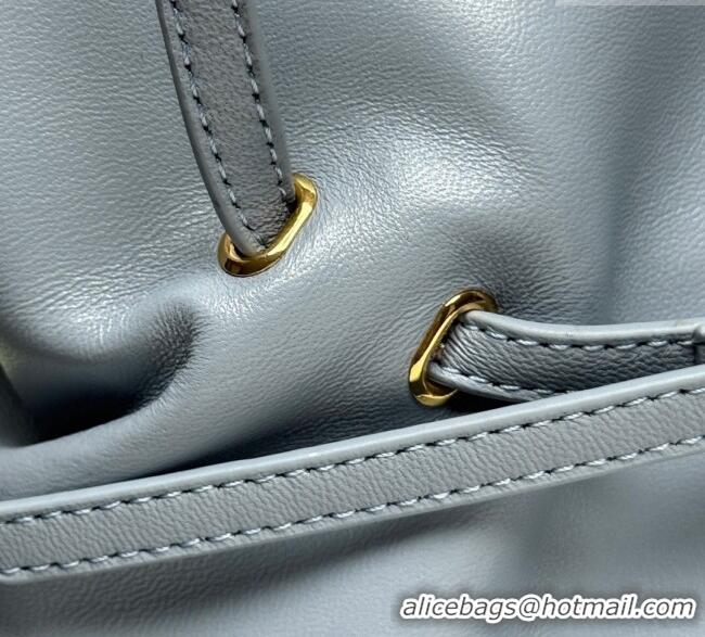 Buy Fashionable Prada Dada small nappa leather bag 1BG586 Light Blue 2025