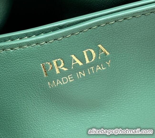 Famous Brand Prada Dada small nappa leather bag 1BG586 Green 2025